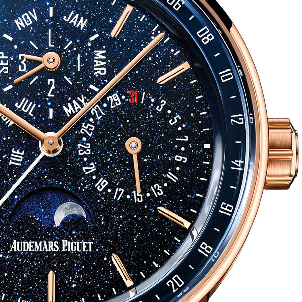 Audemars Piguet code 11.59 Selfwinding Chronograph 41mm | Blue Alligator strap Bracelet | Blue aventurine Dial | 18k Rose Gold Case | Mens Watch, Ref. 26394OR.OO.D321CR.01