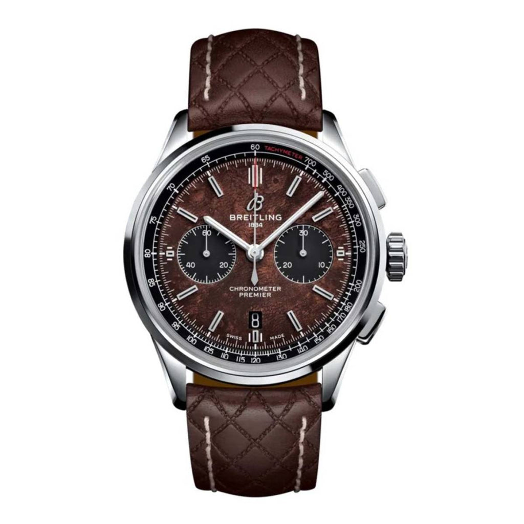 Breitling Premier B01 Chronograph 42 Bentley Centenary Limited Edition, Stainless Steel, Brown dial, Watch AB01181A1Q1X2