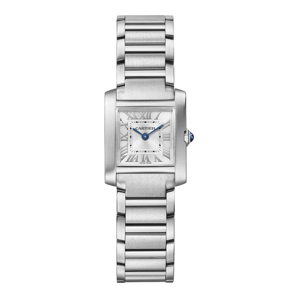 Cartier, Tank Francaise 25.7mm | Stainless Steel Bracelet | silvered sunray Dial Stainless Steel Bezel | Ladies Watch, Ref. # WSTA0065