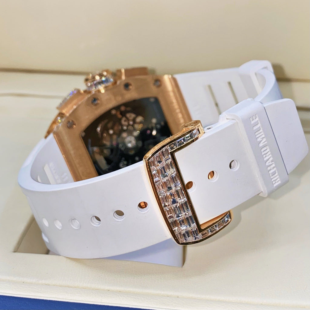 Custom Made RICHARD MILLE, White Rubber RM-1102 2, 65ct