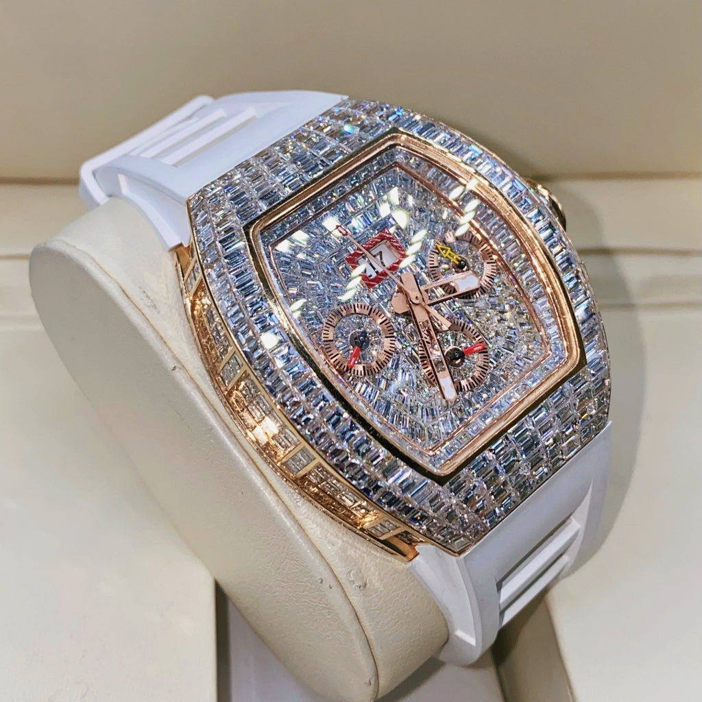 Custom Made RICHARD MILLE, White Rubber RM-1102 2, 65ct