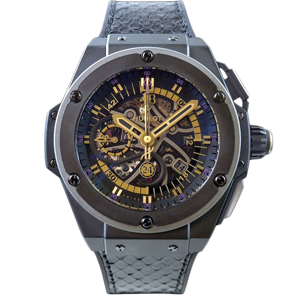 Hublot, Big Bang Black Mamba Kobe Bryant King Power 48, Ceramic, Titanium, Skeletonized Dial 748.CI.1119.PR.KOB13