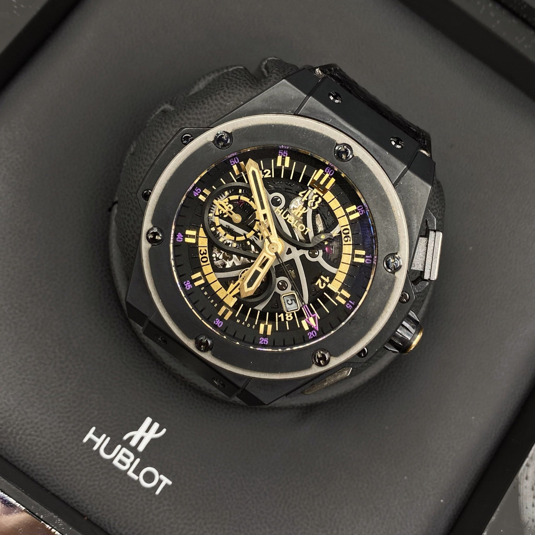 Hublot Big Bang King Power Black Mamba 48mm Watch Ref 748.CI.1119.P