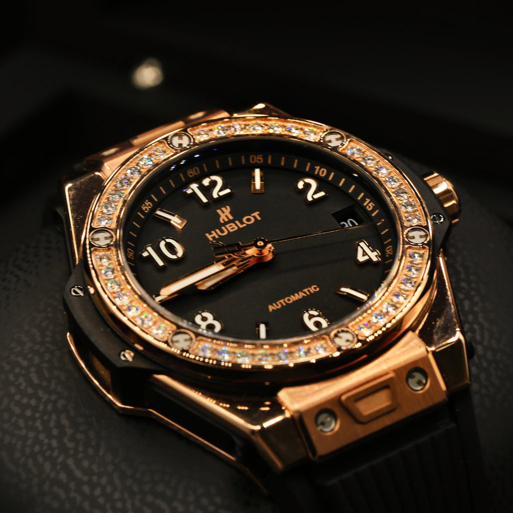 Hublot, Big Bang One Click King Gold Diamonds Watch Ref. # 465.OX.1180.RX.1204