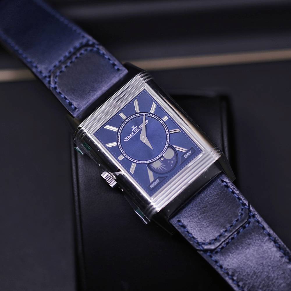 Jaeger-LeCoultre Tribute Silver Dial Leather Strap Q3918420 Watch