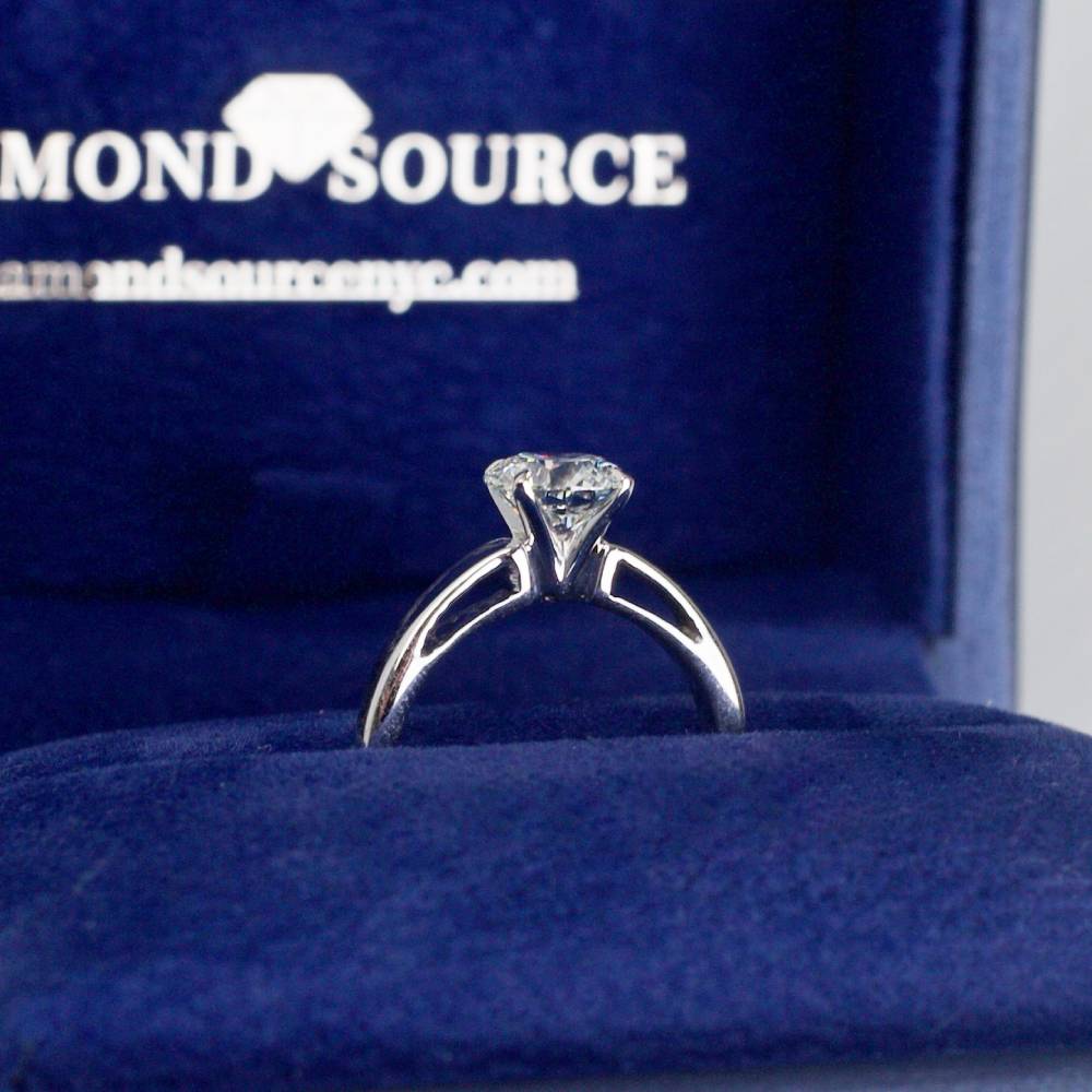 Magnificent GIA certified 1.52ct Round Cut Brilliant Diamond Solitaire Engagement Ring in 14k White Gold ENG-1747500