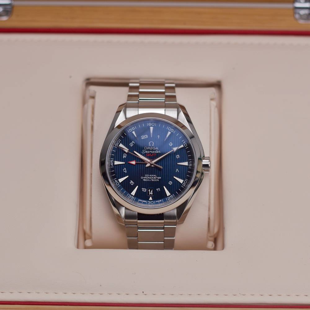 Omega Seamaster Aqua Terra 150M 43mm Watch - Ref: 231.10.43.22.03.001 - Blue Index Dial, Stainless Steel Bracelet
