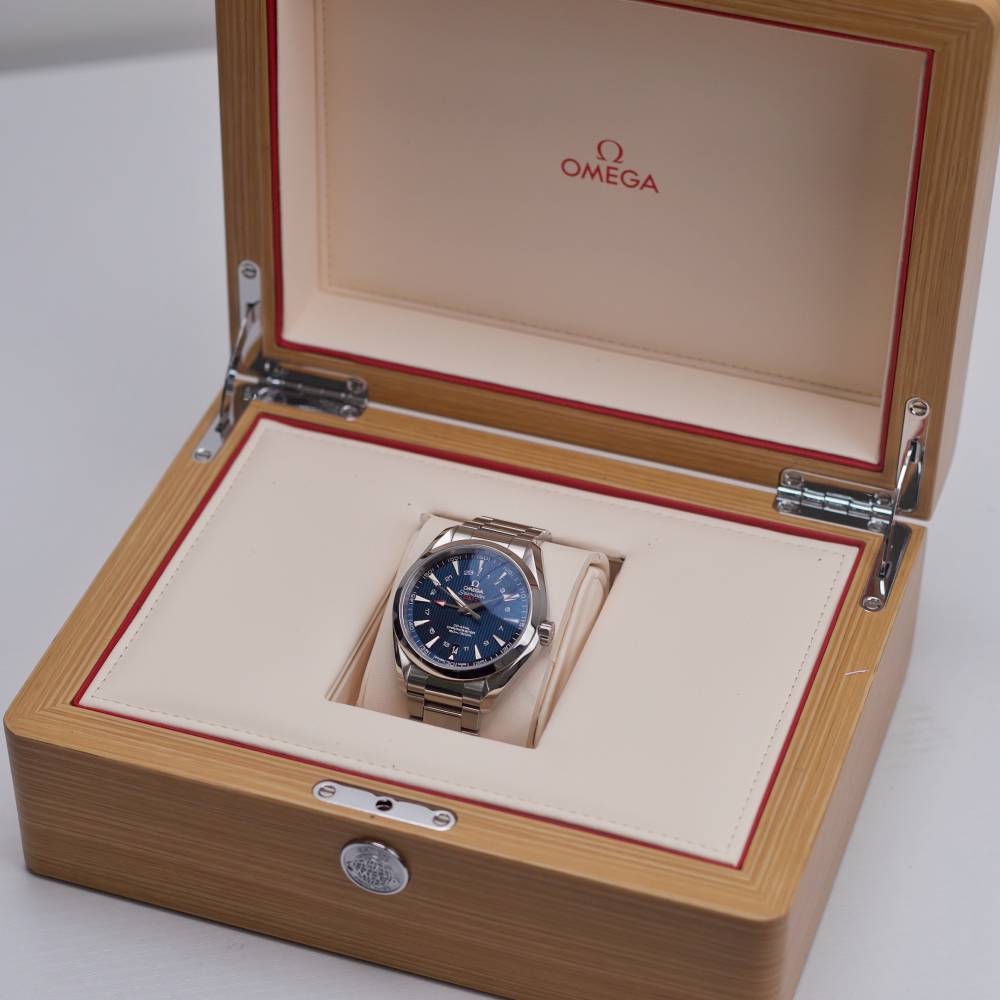 Omega Seamaster Aqua Terra 150M 43mm Watch - Ref: 231.10.43.22.03.001 - Blue Index Dial, Stainless Steel Bracelet