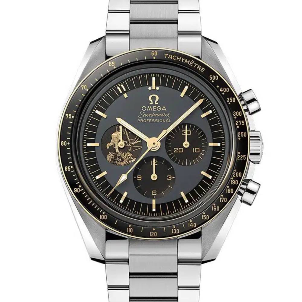 Omega Speedmaster Professional Moonwatch Watch Apollo 11 50th Anniversary 42mm Watch - Ref: 310.20.42.50.01.001 - Grey Dial, Stainless Steel Bracelet