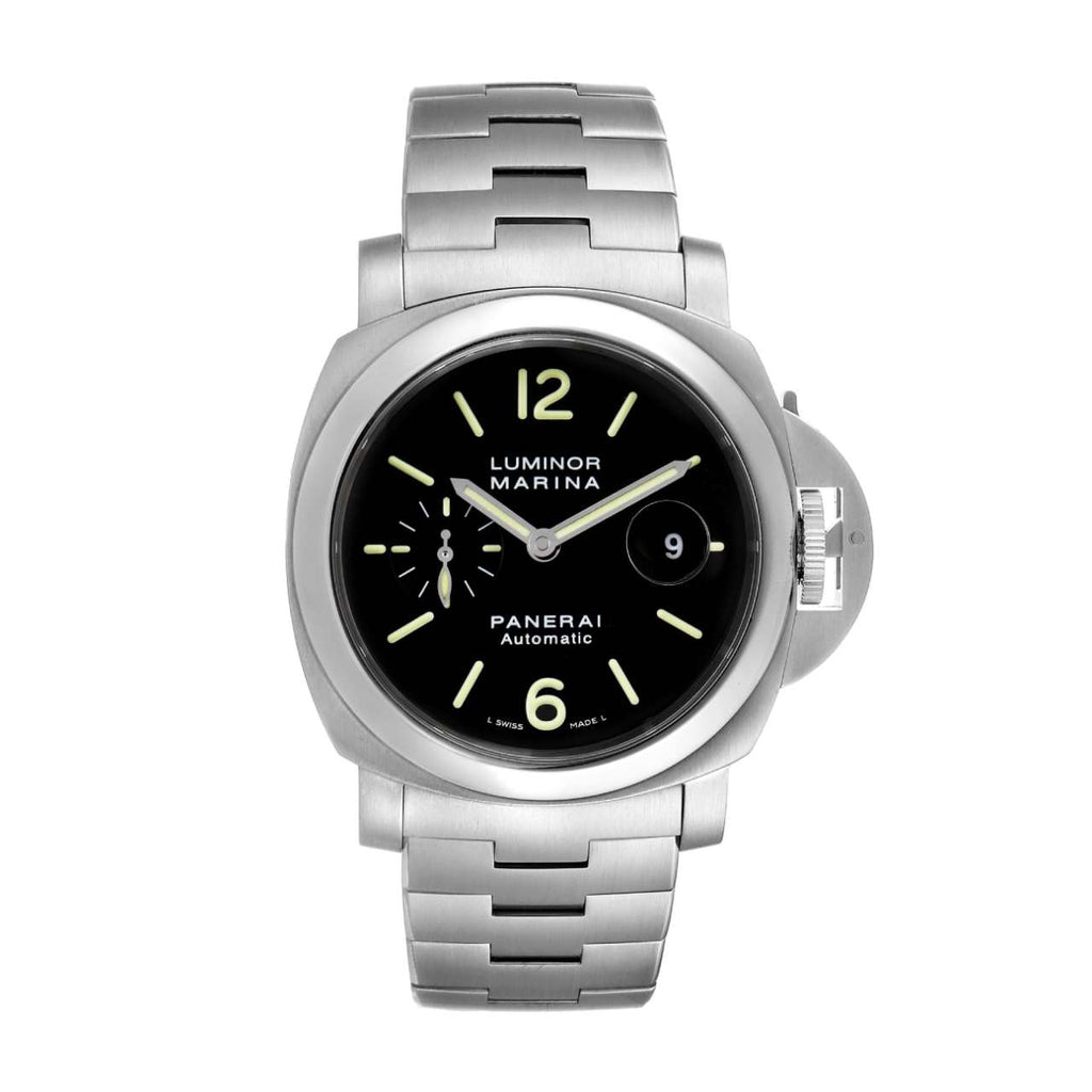 Panerai Luminor Marina 44mm | Stainless Steel bracelet | Black dial | Men's Watch PAM00299