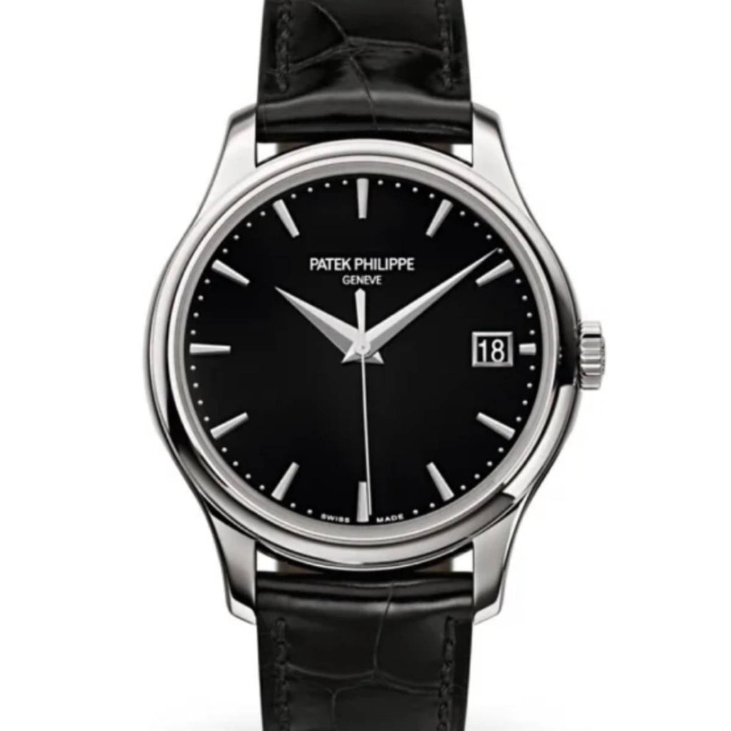 Patek Philippe Calatrava 18k White Gold 5227G-010 with Black Lacquered dial Watch