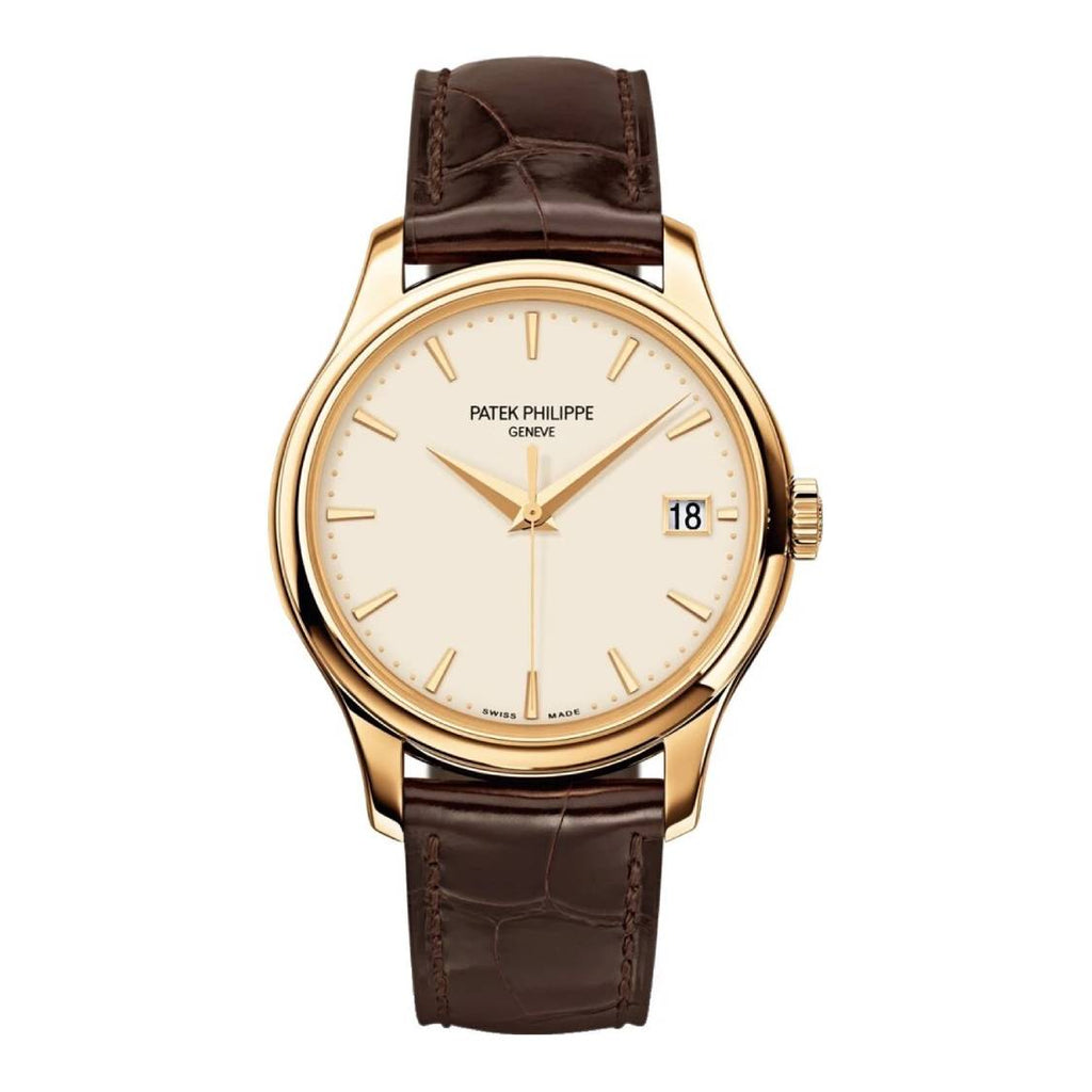 Patek Philippe Calatrava 18k Yellow Gold 5227J-001 with Ivory Lacquered dial Watch