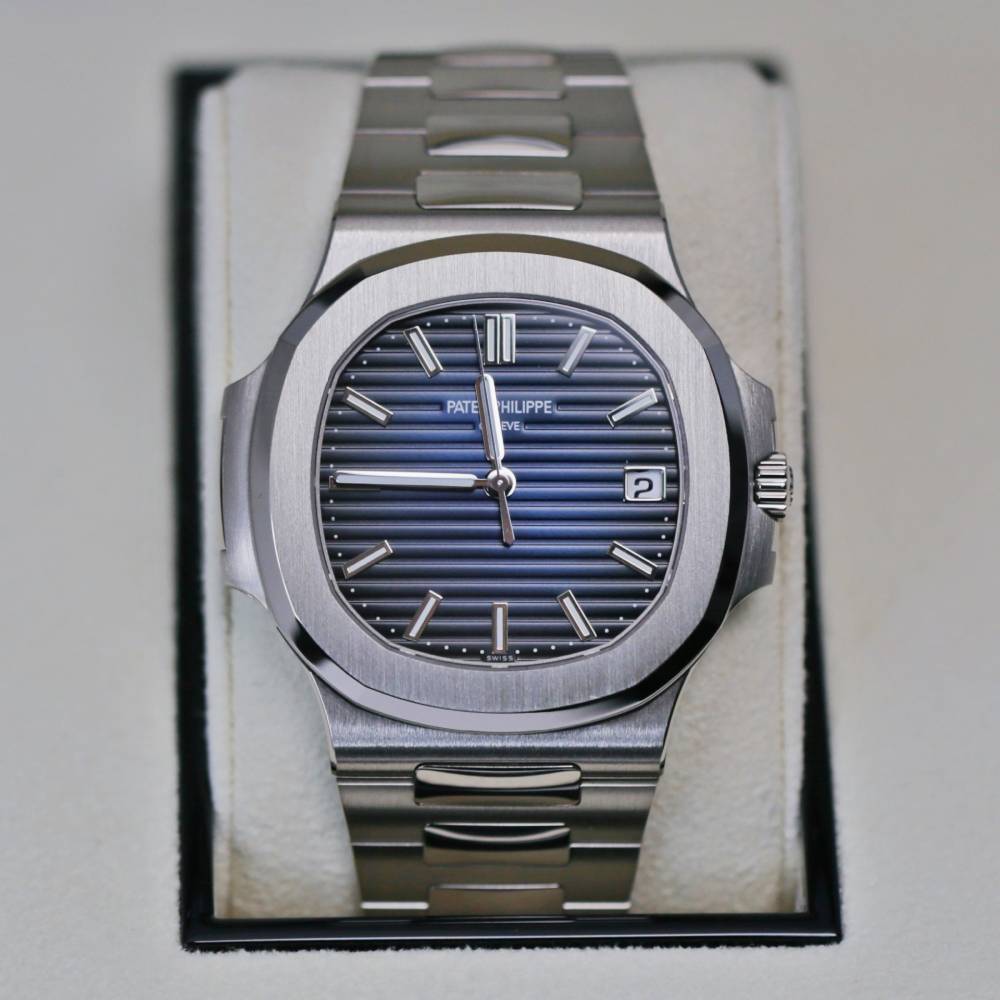 Patek Philippe Nautilus 40mm Watch - Ref: 5711/1A-010 - Blue Dial, Stainless Steel Bracelet