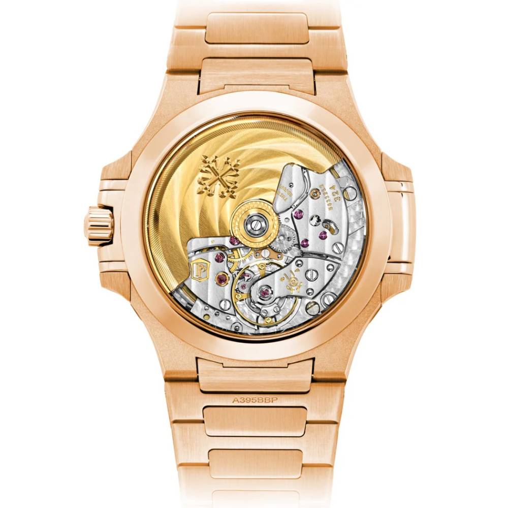 Patek Philippe Nautilus Ladies 35.2mm Women's Watch - Ref: 7118-1R-010 - Golden Brown Opaline Dial, 18K Rose Gold Bracelet
