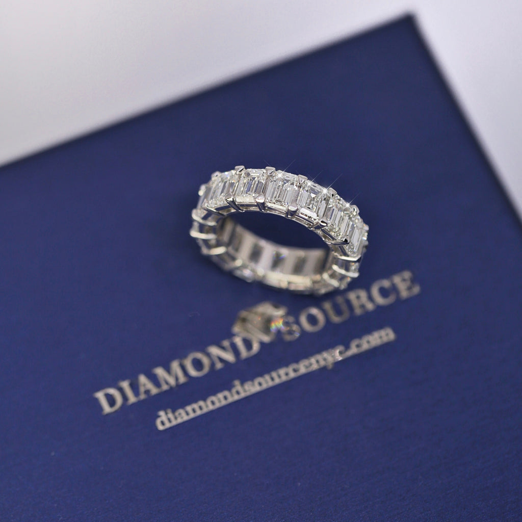 Platinum Eternity Band features 10.7ct ET-100800