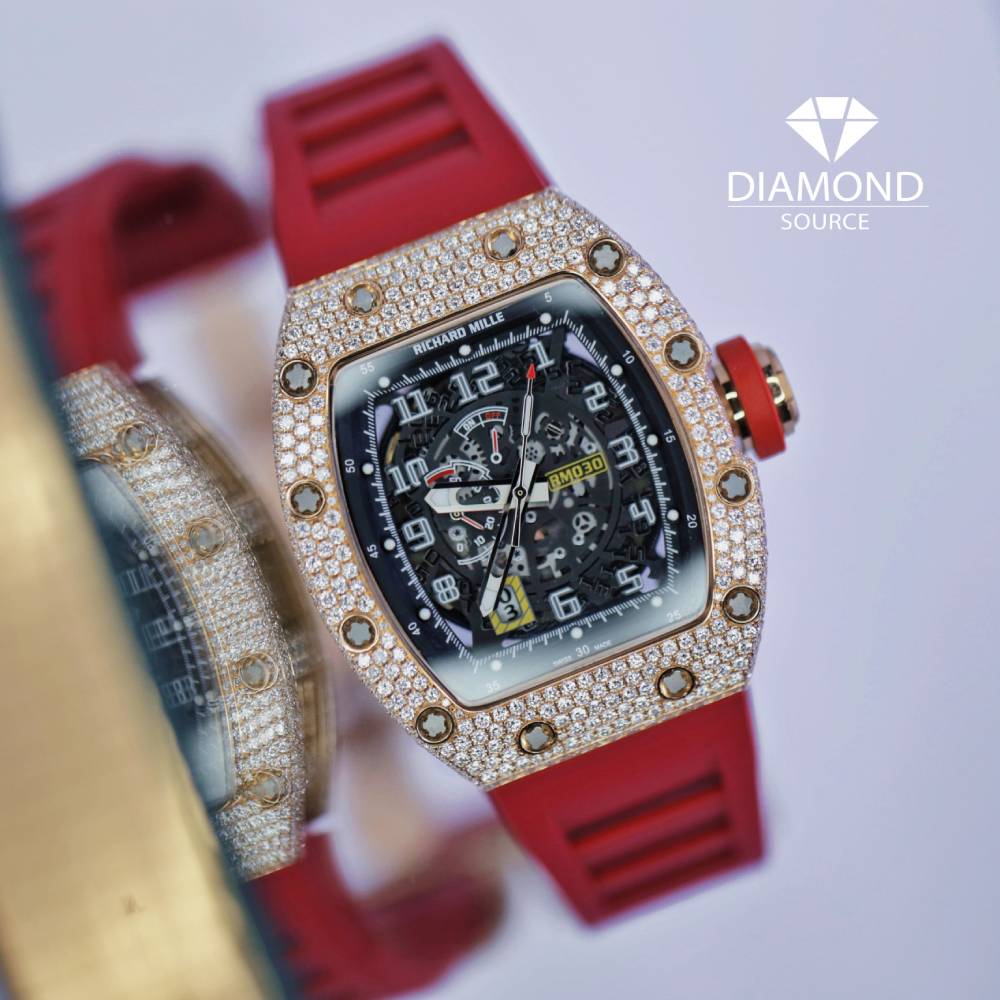 Custom Made RICHARD MILLE, Red Rubber RM-030