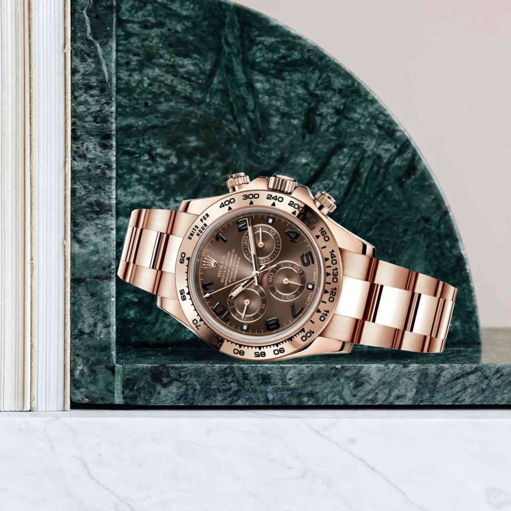 Rolex Cosmograph Daytona 40mm - Ref: 116505 choc - Chocolate Arabic Numerals Dial, 18K Rose Gold Oyster Bracelet Men's Watch