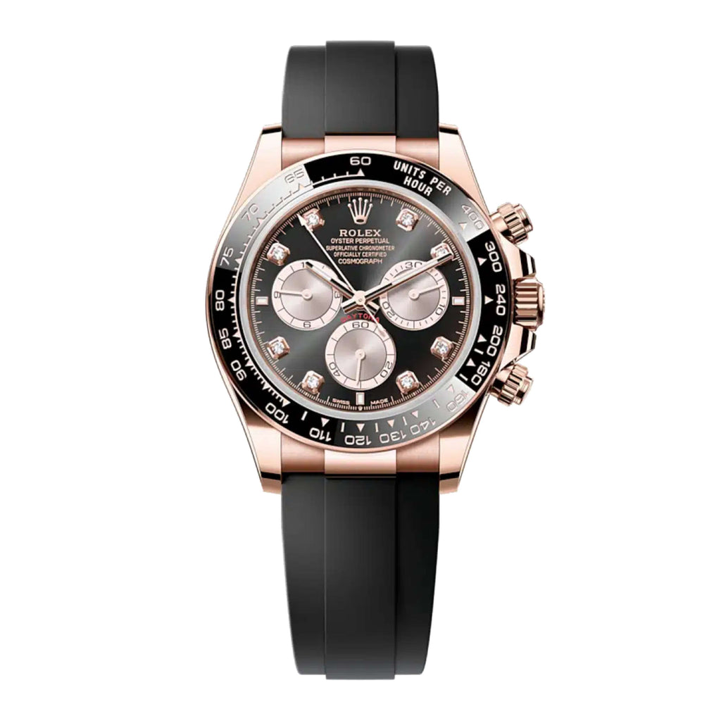 2023 Release Rolex Cosmograph Daytona 40 mm | Oysterflex bracelet | Bright black diamond dial Black bezel | Men's Watch 126515LN