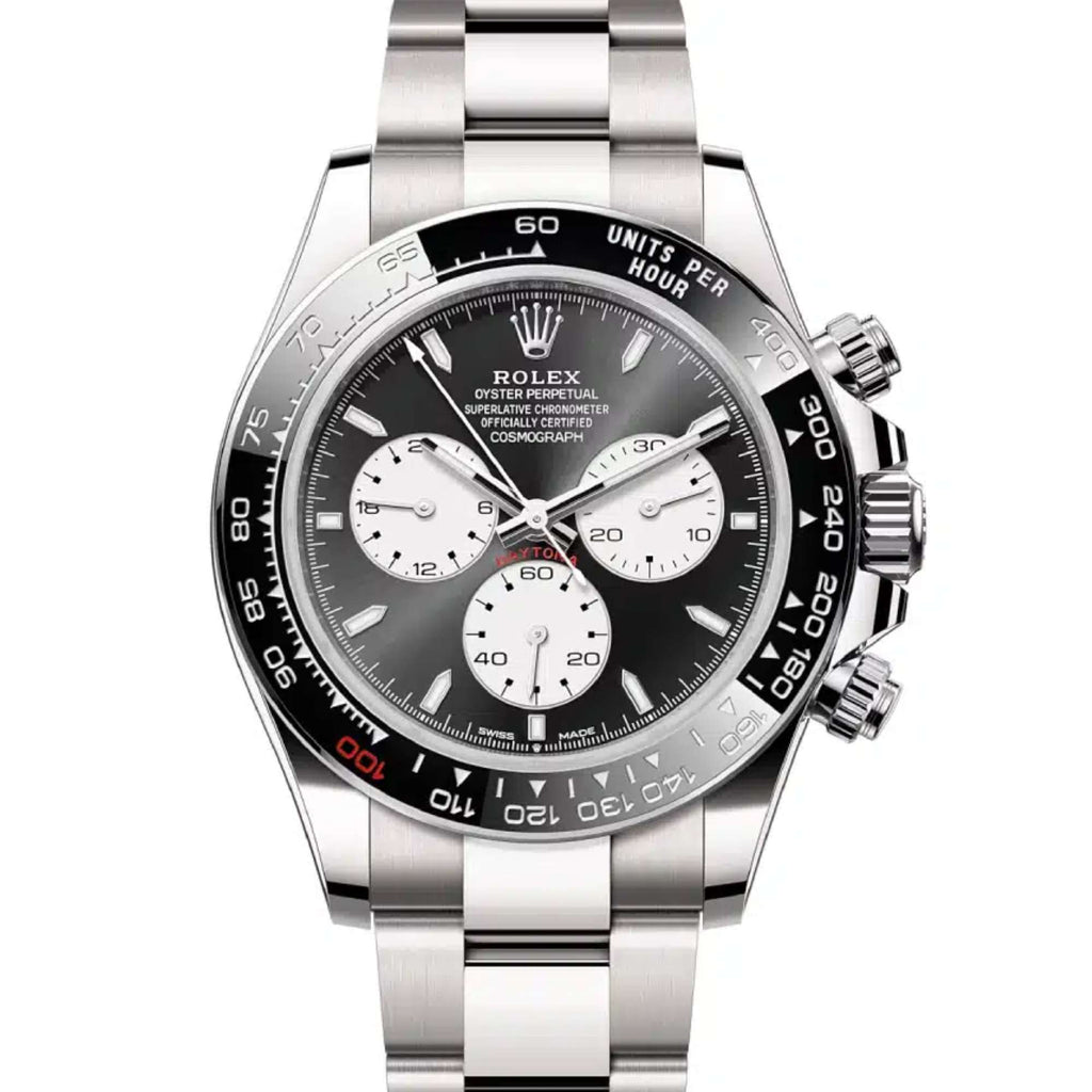 Rolex ‘Le Mans’ Cosmograph Daytona 40 mm | 18k White gold Oyster bracelet | Bright black dial | Men's Watch 126529LN