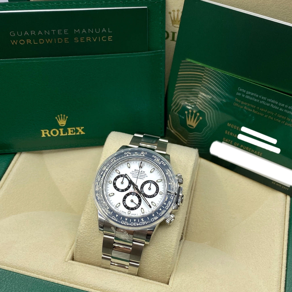 Rolex, Cosmograph Daytona White Dial Stainless Steel Oyster Men's Watch 116500ln-0001