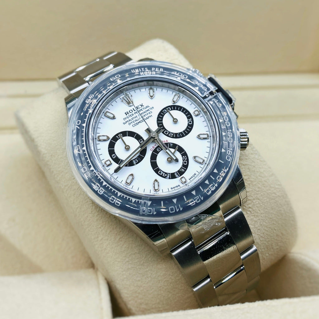 Rolex, Cosmograph Daytona White Dial Stainless Steel Oyster Men's Watch 116500ln-0001