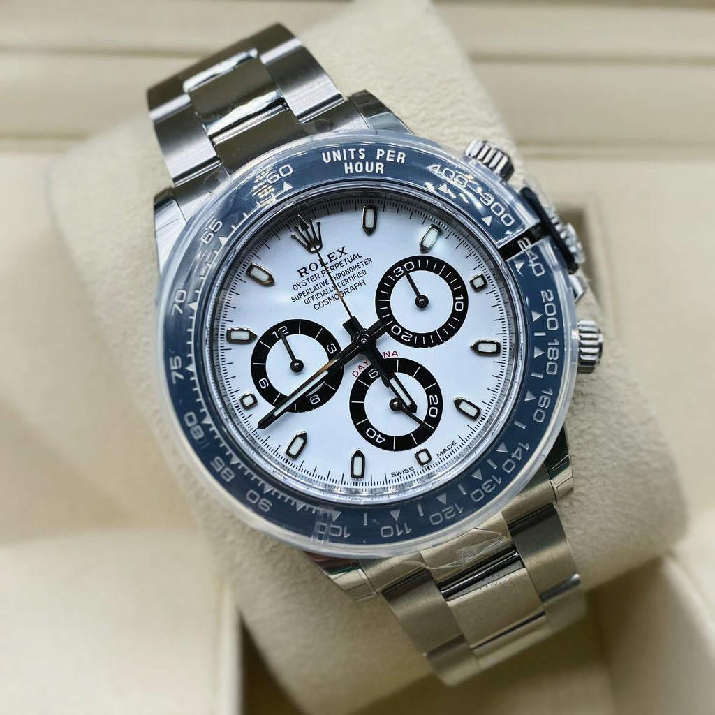 Rolex, Cosmograph Daytona White Dial Stainless Steel Oyster Men's Watch 116500ln-0001