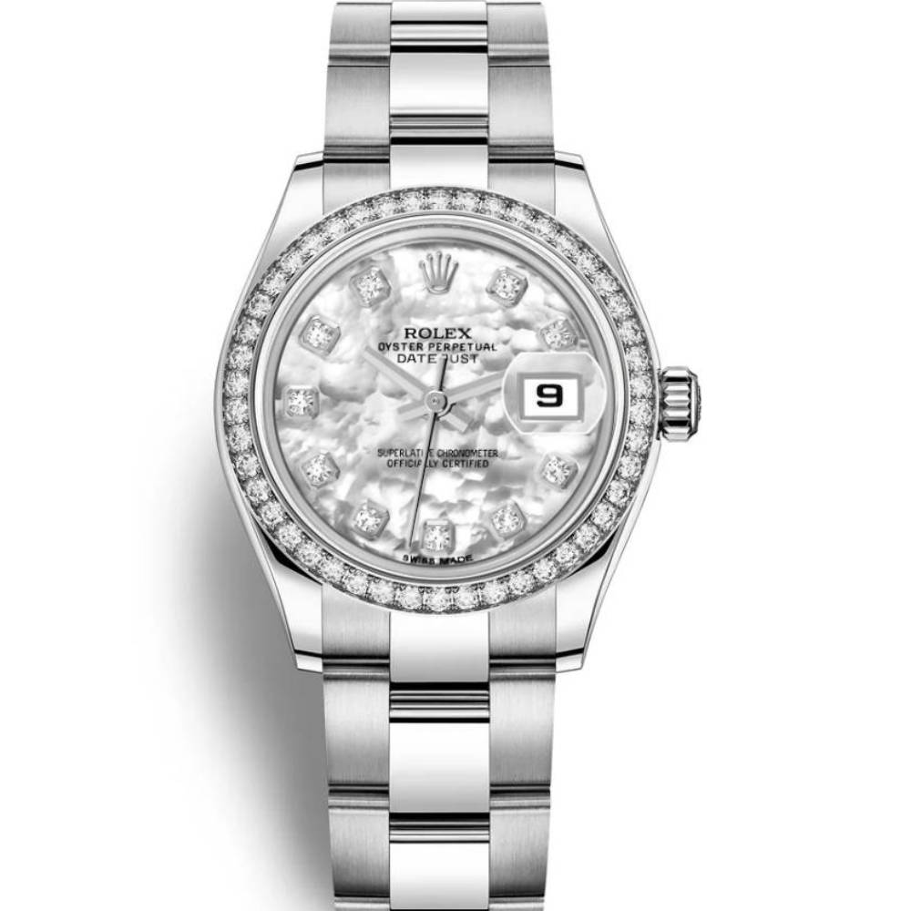 Rolex Datejust 26mm - Ref: 179384 gcdo - White Dial, Stainless Steel Oyster Bracelet Women's Watch
