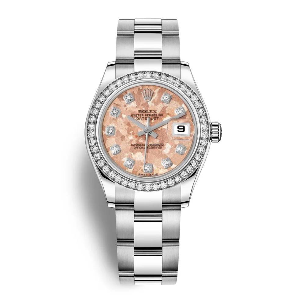 Rolex Datejust 26mm - Ref: 179384 pgcdo - Pink Dial, Stainless Steel Oyster Bracelet Women's Watch