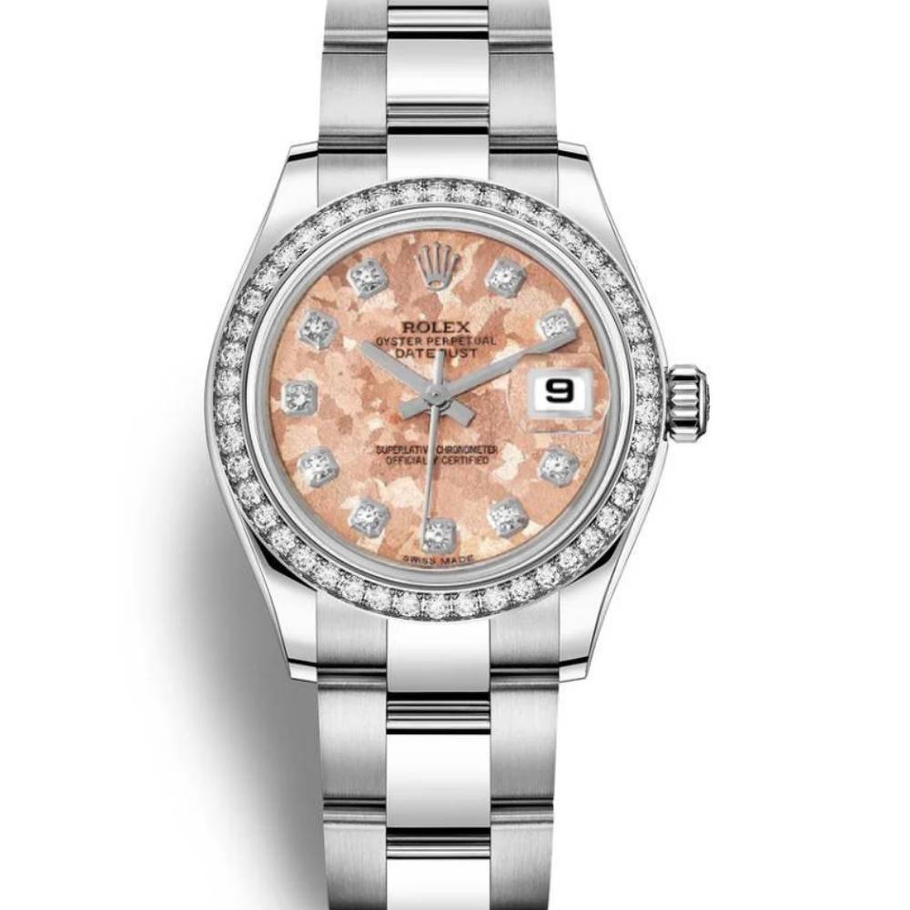 Rolex Datejust 26mm - Ref: 179384 pgcdo - Pink Dial, Stainless Steel Oyster Bracelet Women's Watch