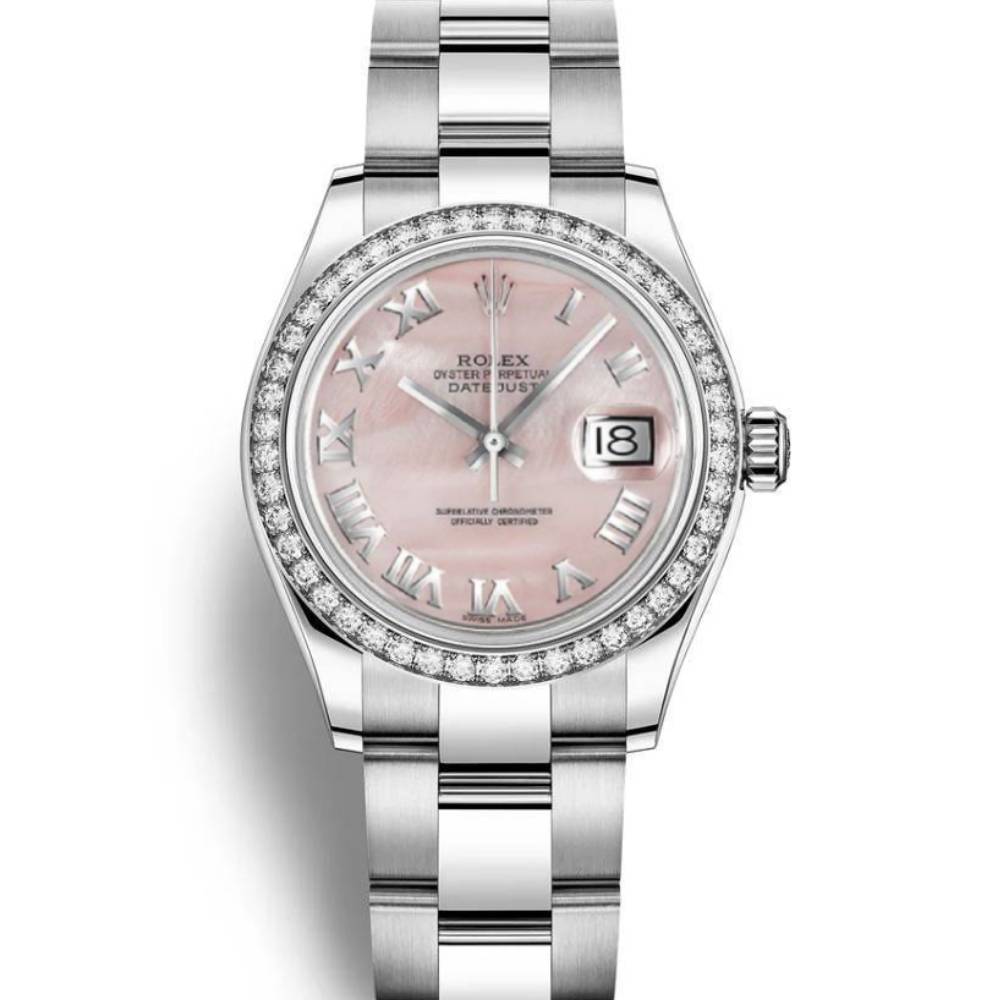 Rolex Datejust 26mm - Ref: 179384 pmro - Pink Dial, Stainless Steel Oyster Bracelet Women's Watch