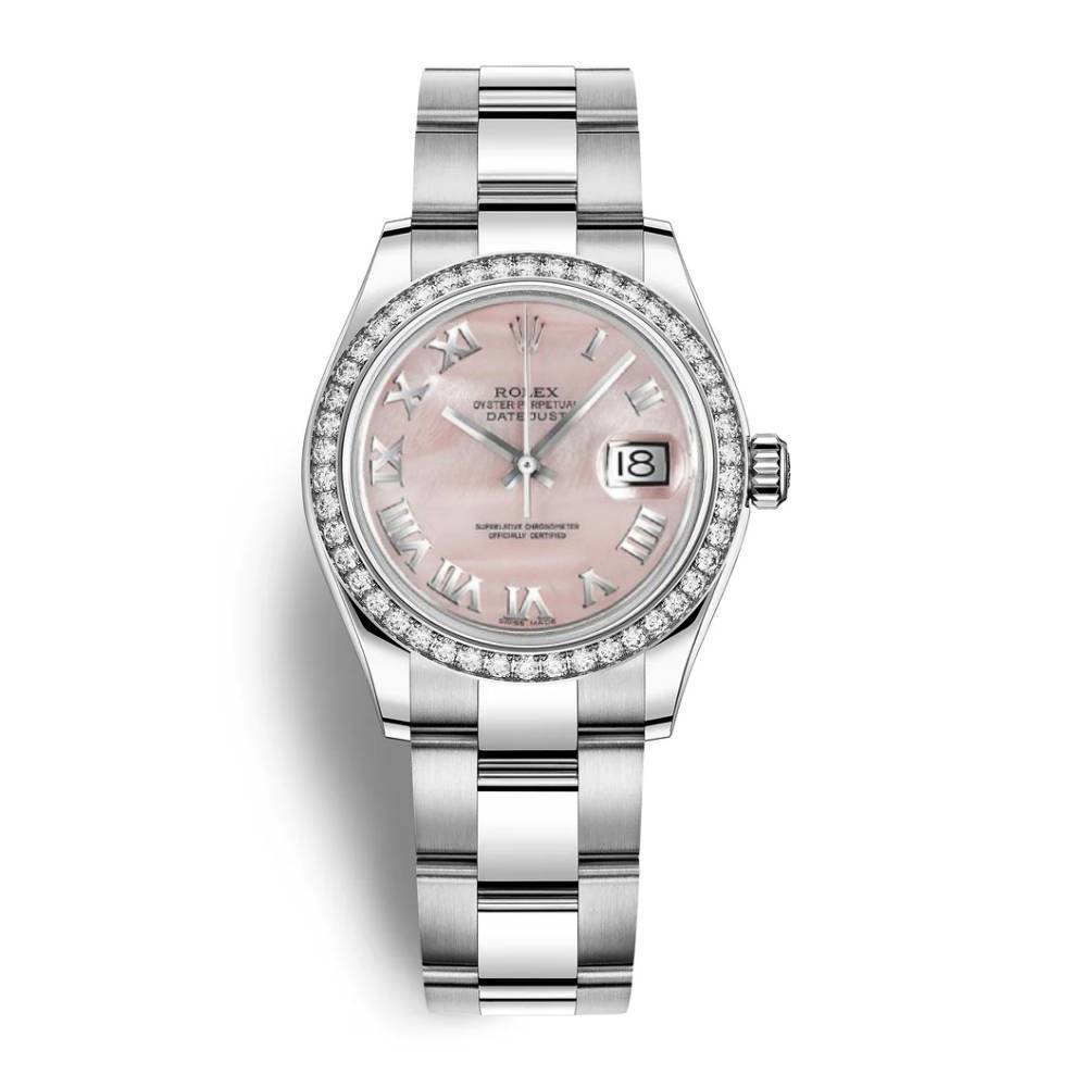 Rolex Datejust 26mm - Ref: 179384 pmro - Pink Dial, Stainless Steel Oyster Bracelet Women's Watch