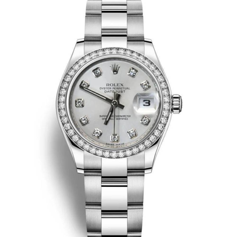Rolex Datejust 26mm - Ref: 179384 sdo - Silver Dial, Stainless Steel Oyster Bracelet Women's Watch