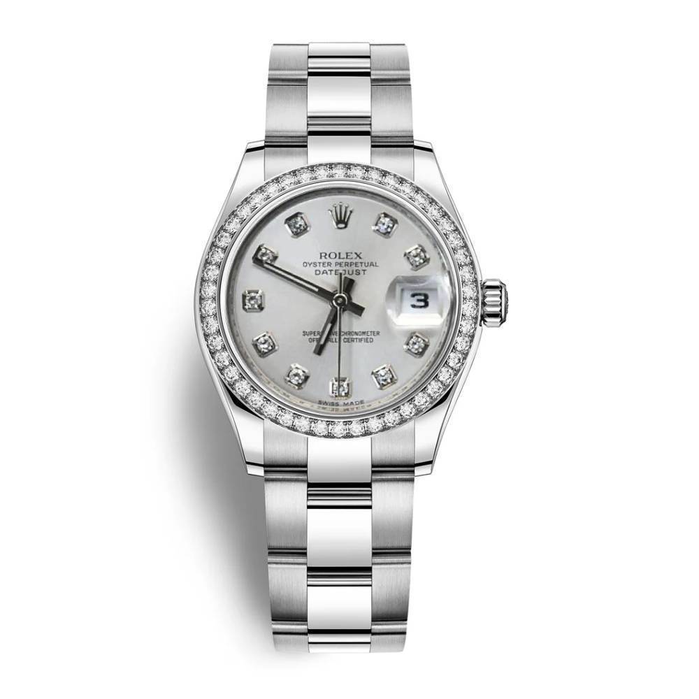 Rolex Datejust 26mm - Ref: 179384 sdo - Silver Dial, Stainless Steel Oyster Bracelet Women's Watch