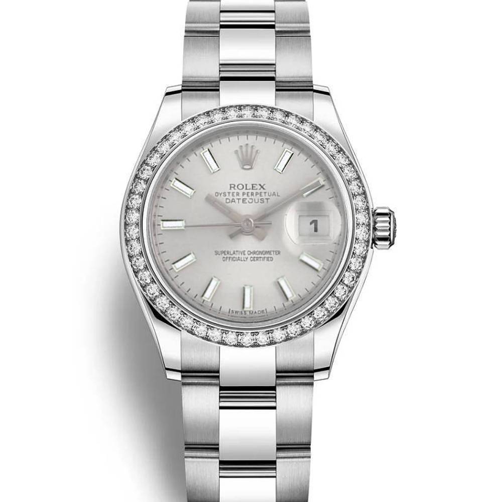 Rolex Datejust 26mm - Ref: 179384 sio - Silver Dial, Stainless Steel Oyster Bracelet Women's Watch