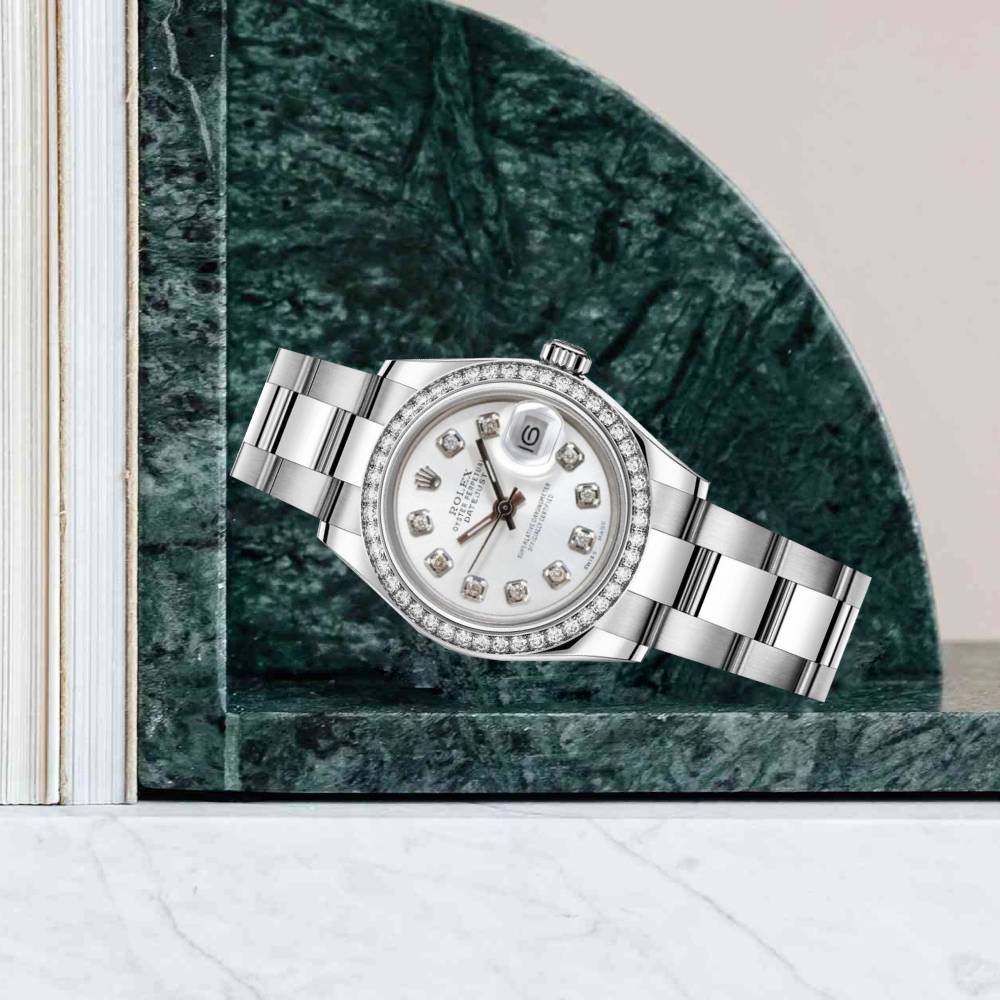 Rolex Datejust 26mm - Ref: 179384 wdo - White Dial, Stainless Steel Oyster Bracelet Women's Watch