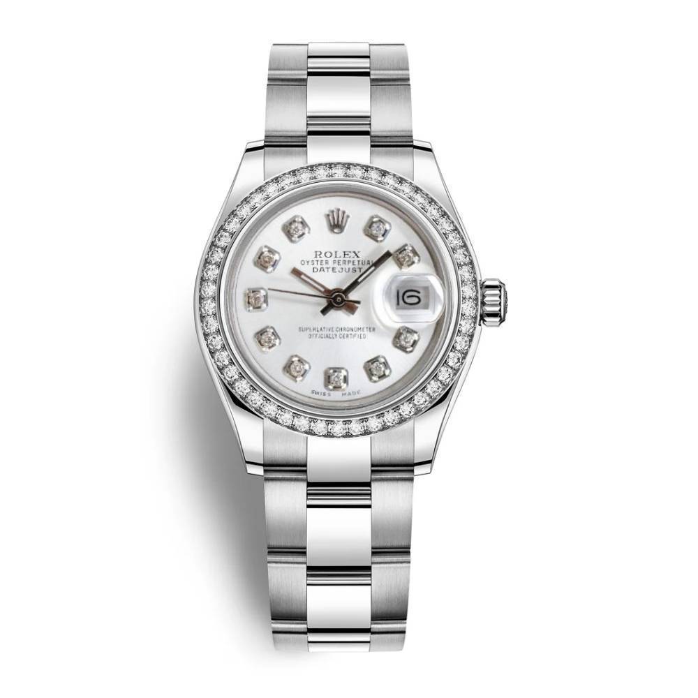 Rolex Datejust 26mm - Ref: 179384 wdo - White Dial, Stainless Steel Oyster Bracelet Women's Watch