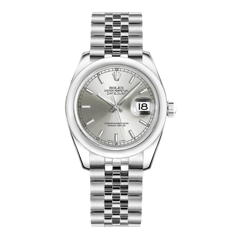 Rolex Datejust 31mm - Ref: 178240-0005 - Silver Dial, Stainless Steel Jubilee Bracelet Women's Watch