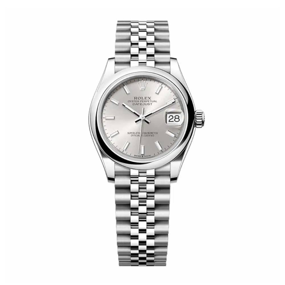 Rolex Datejust 31mm - Ref: 278240-0006 - Silver Stick Dial, Stainless Steel Jubilee Bracelet Women's Watch