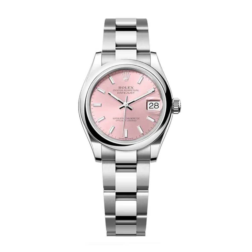 Rolex Datejust 31mm - Ref: 278240-0007 - Pink Stick Dial, Stainless Steel Oyster Bracelet Women's Watch