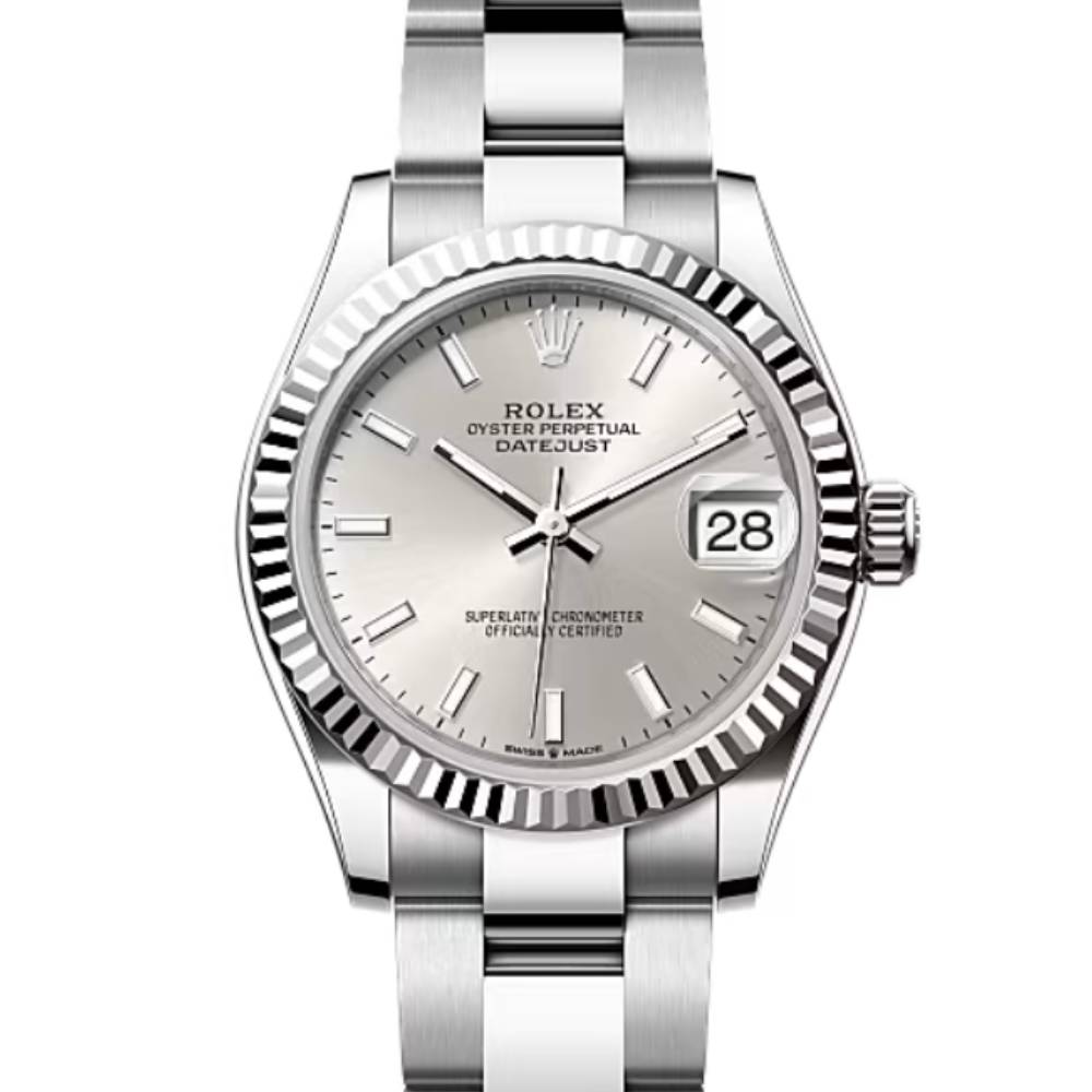 Rolex Datejust 31mm - Ref: 278274-0011 - Silver Stick Dial, Stainless Steel Oyster Bracelet Women's Watch