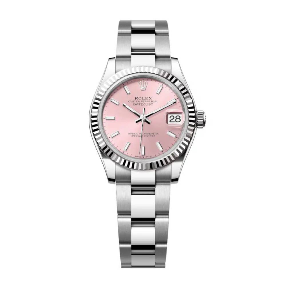 Rolex Datejust 31mm - Ref: 278274-0013 - Pink Stick Dial, Stainless Steel Oyster Bracelet Women's Watch