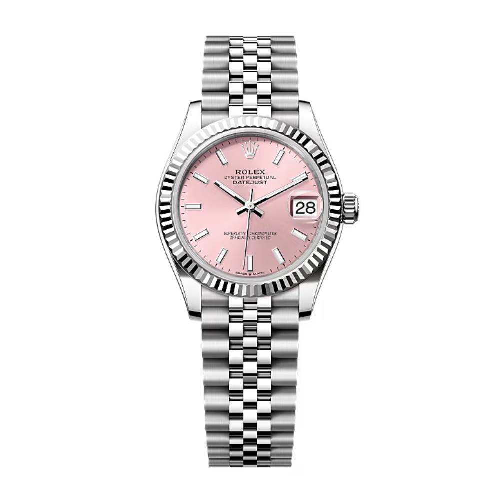 Rolex Datejust 31mm - Ref: 278274-0014 - Pink Stick Dial, Stainless Steel Jubilee Bracelet Women's Watch