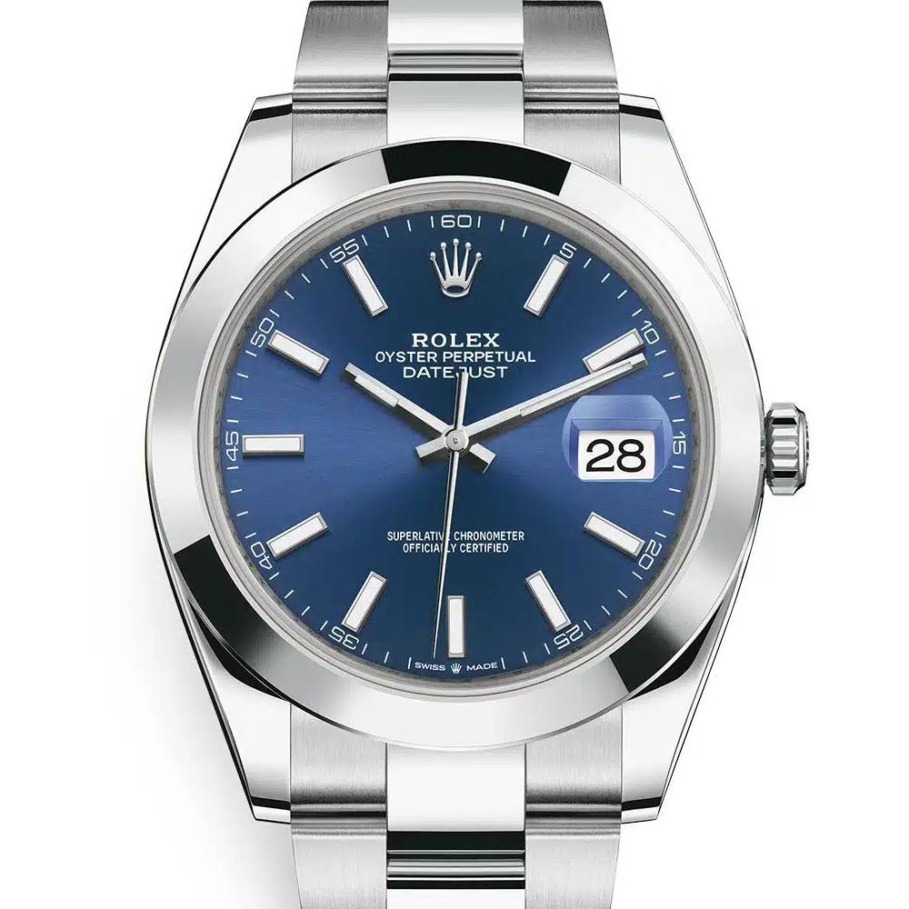 Rolex Datejust 41mm - Ref: 126300-0001 - Blue Dial, Stainless Steel Oyster Bracelet Men's Watch