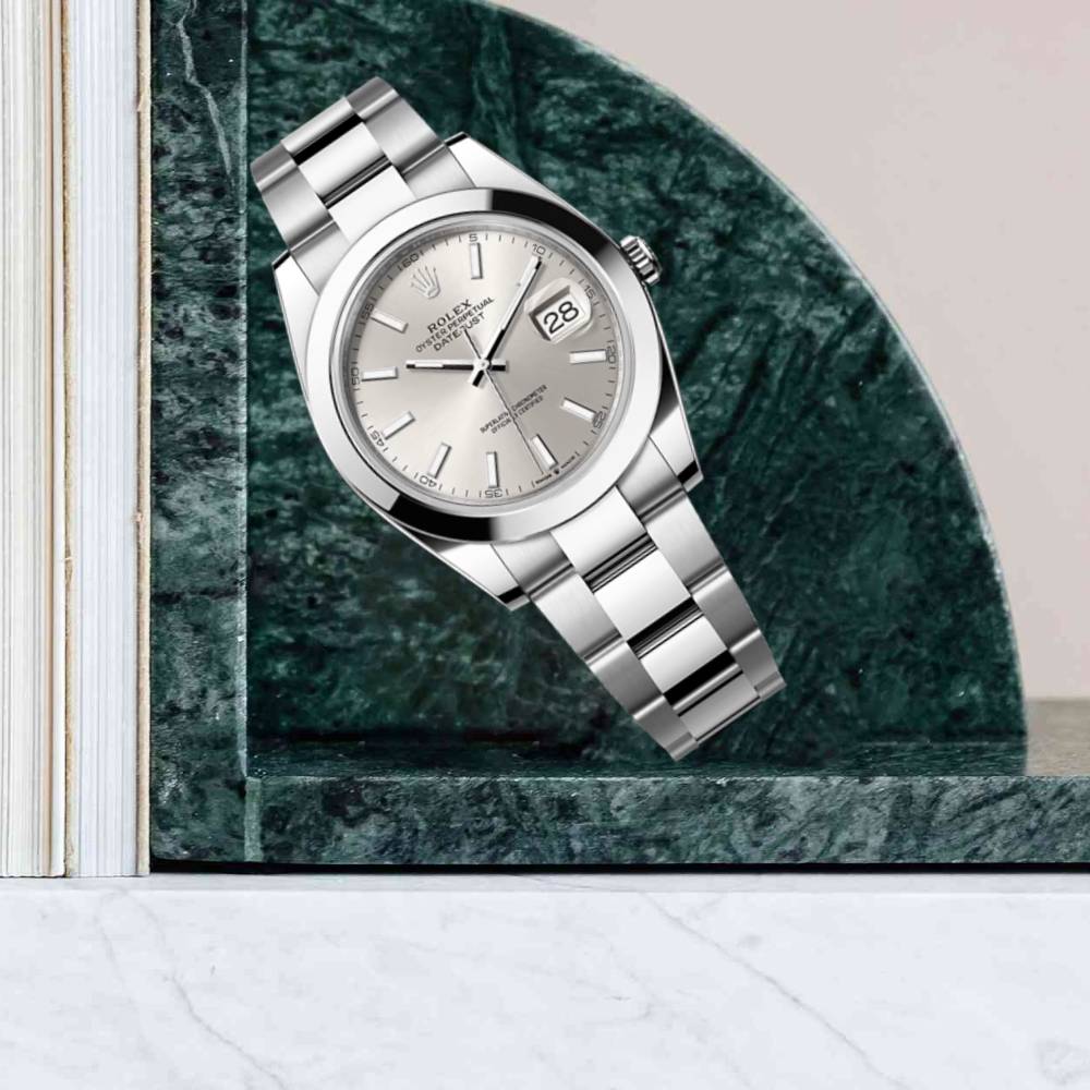 Rolex Datejust 41mm - Ref: 126300-0003 - Silver Dial, Stainless Steel Oyster Bracelet Men's Watch