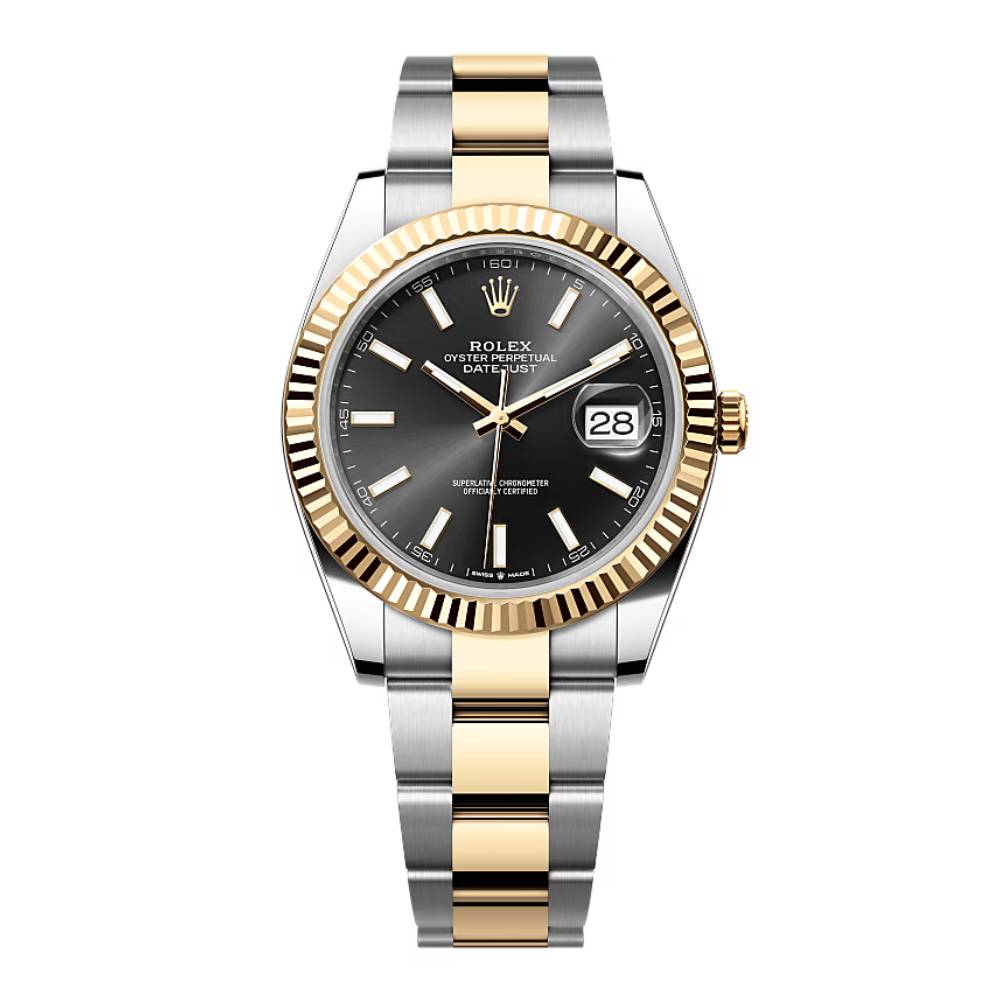 Rolex Datejust 41mm - Ref: 126333-0013 - Stick Dial, Stick Dial, Two Tone Stainless Steel & 18K Yellow Gold Oyster Bracelet Men's Watch