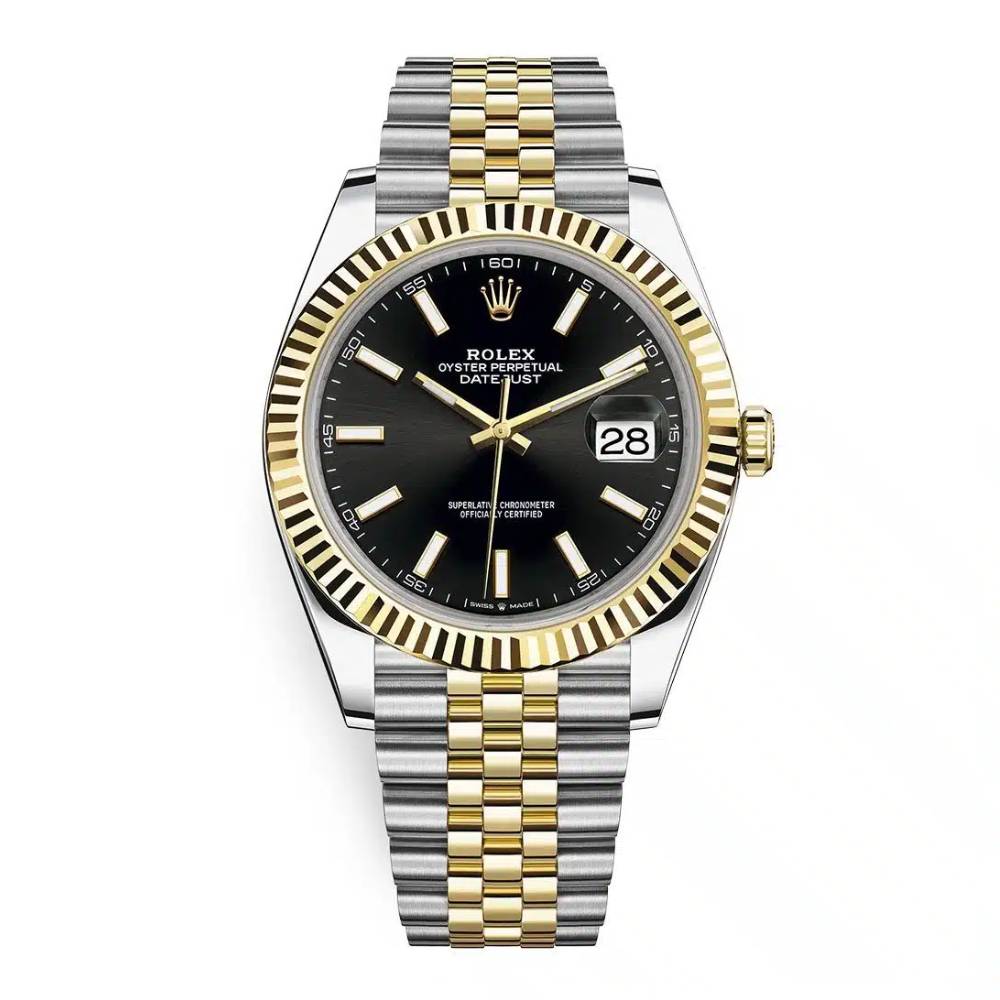 Rolex Datejust 41mm - Ref: 126333-0014 - Stick Dial, Stick Dial, Two Tone Stainless Steel & 18K Yellow Gold Jubilee Bracelet Men's Watch