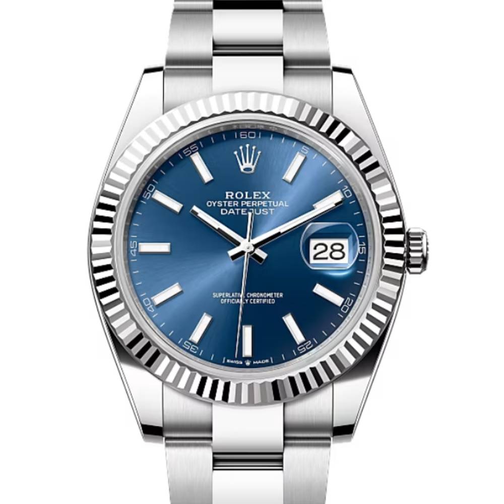 Rolex Datejust 41mm - Ref: 126334-0001 - Blue Dial, Stainless Steel Oyster Bracelet Men's Watch