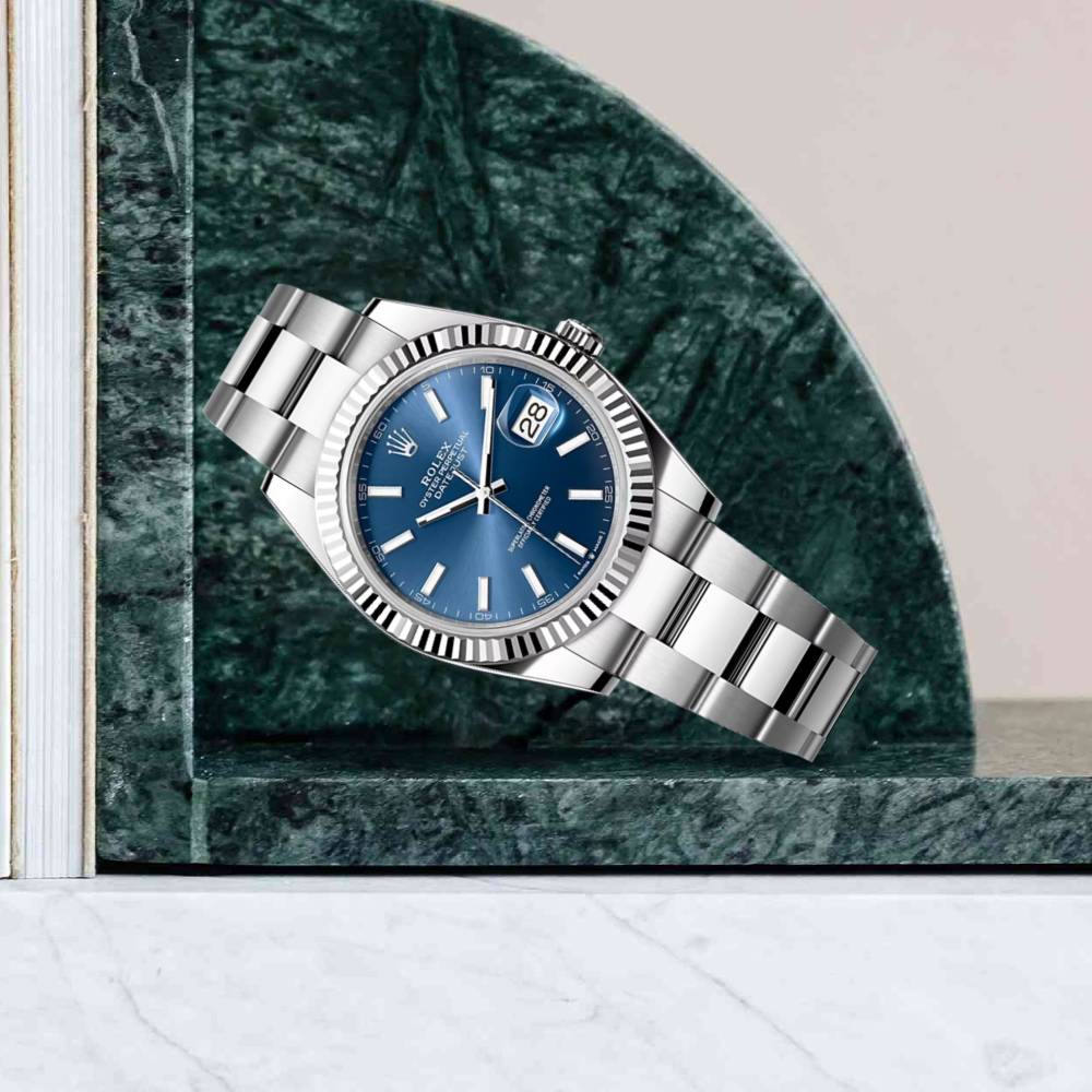 Rolex Datejust 41mm - Ref: 126334-0001 - Blue Dial, Stainless Steel Oyster Bracelet Men's Watch