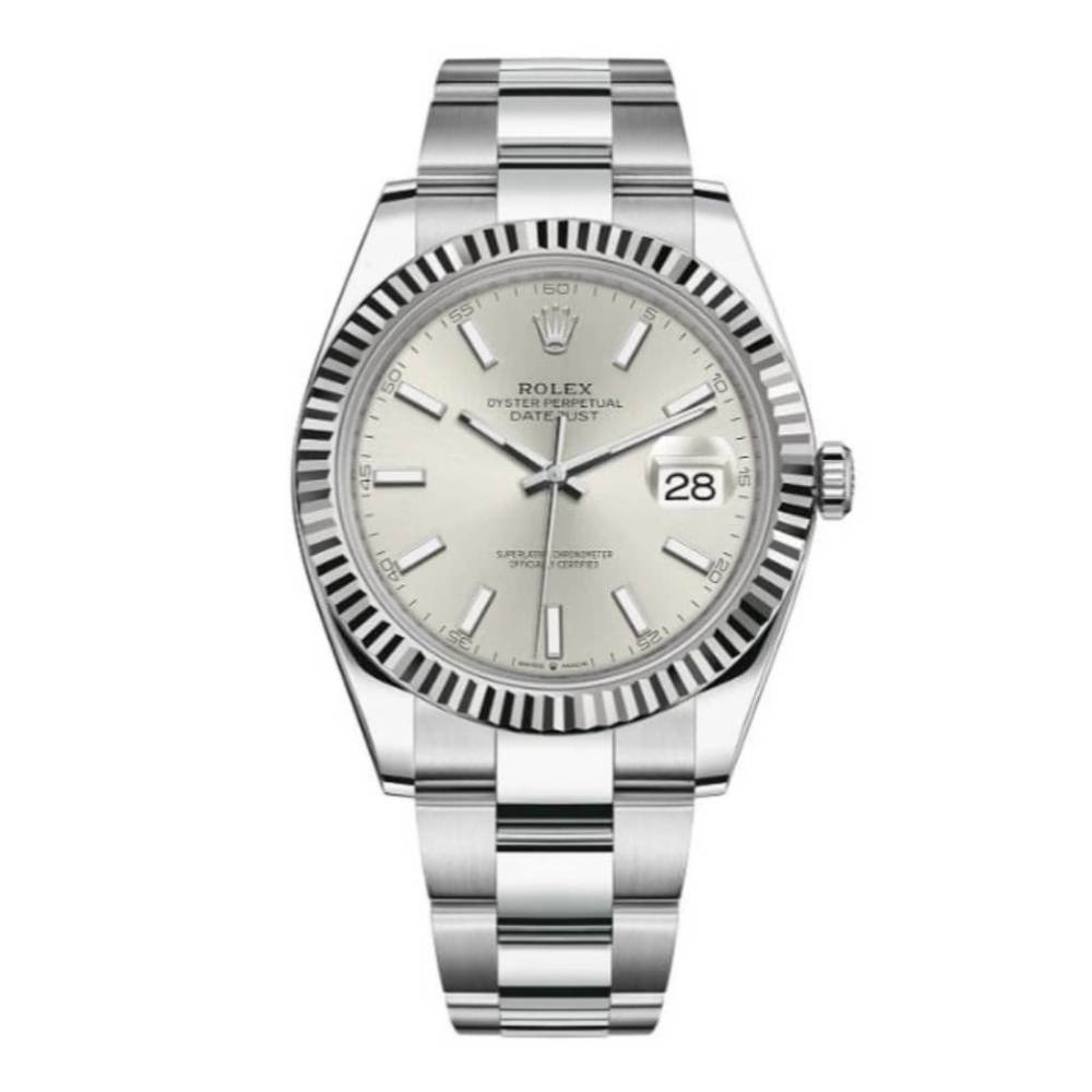 Rolex Datejust 41mm - Ref: 126334-0003 - Silver Dial, Stainless Steel Oyster Bracelet Men's Watch