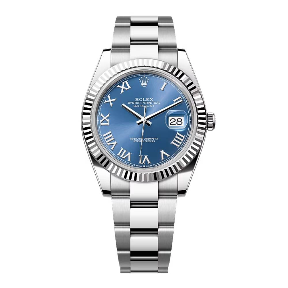 Rolex Datejust 41mm - Ref: 126334-0025 - Blue Dial, Stainless Steel Oyster Bracelet Men's Watch